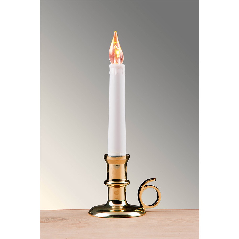 Kynttilä kynttilänjalalla 21cm - LED