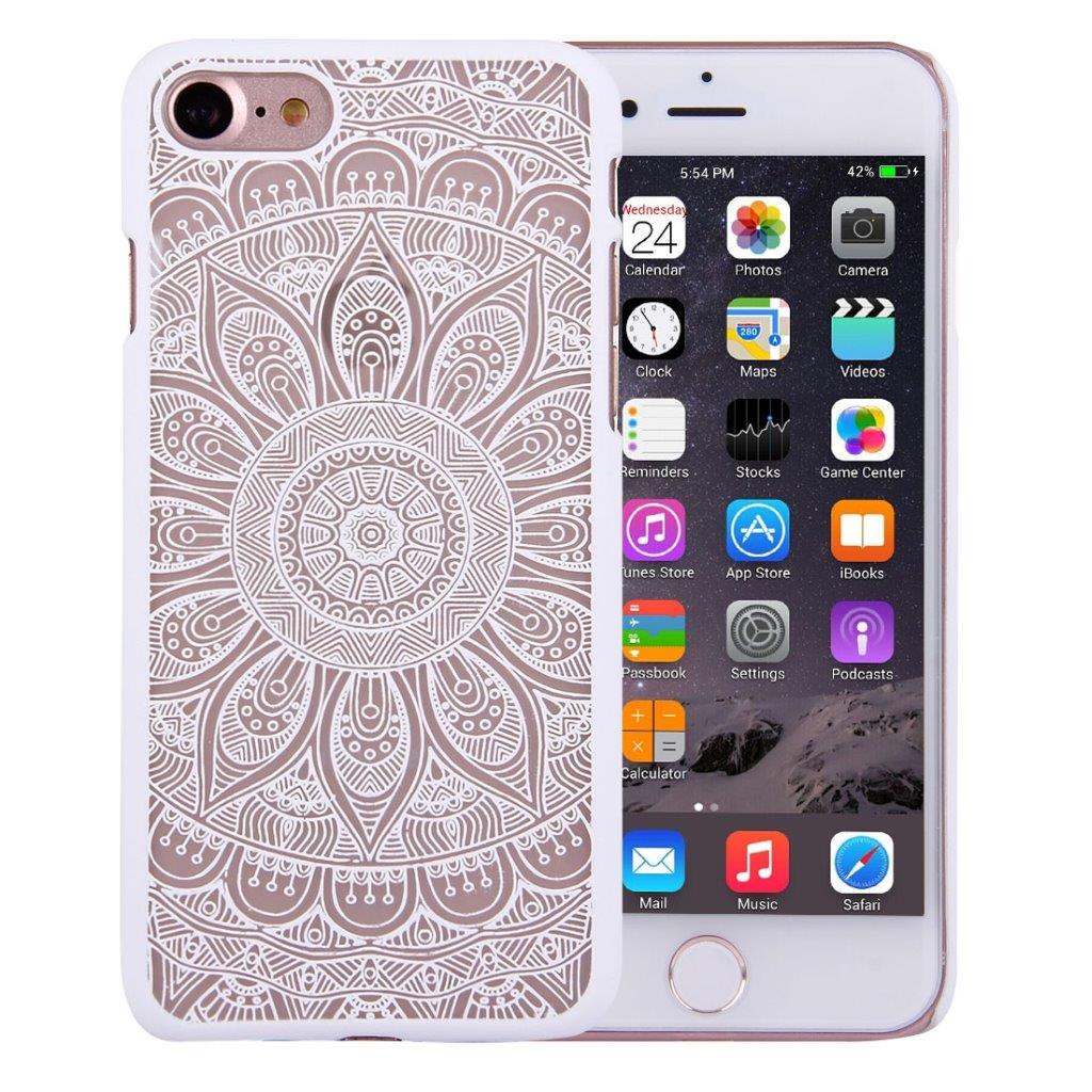 Lotus Kuori iPhone 8 / 7 - Valkoinen