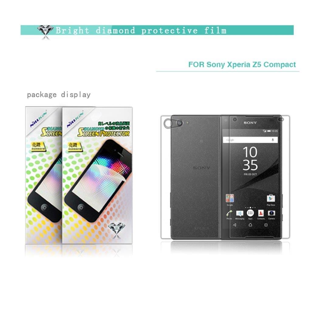 Nillkin Sony Xperia Z5 Compact näytönsuoja eteen + taakse