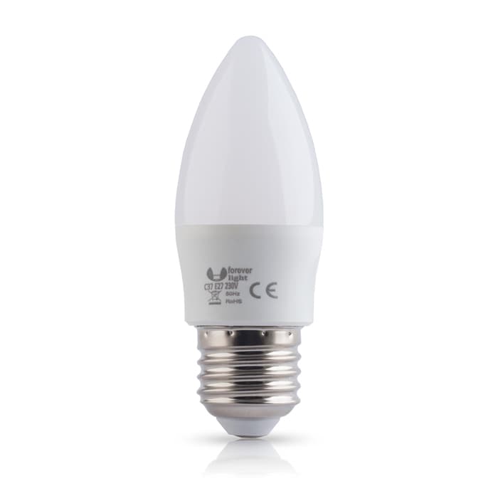 LED-lamppu C37 E27 7W 230V lämmin valkoinen