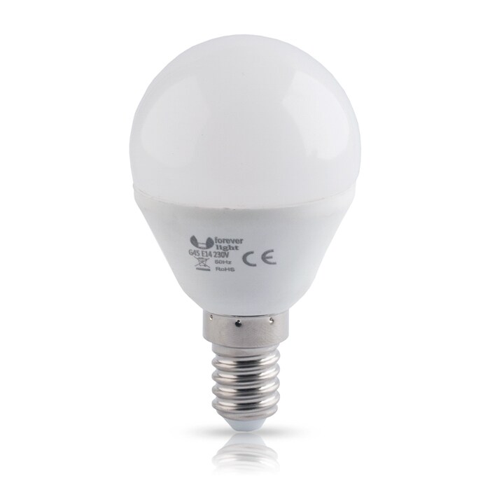 LED-lamppu G45 E14 7W 230V lämmin valkoinen