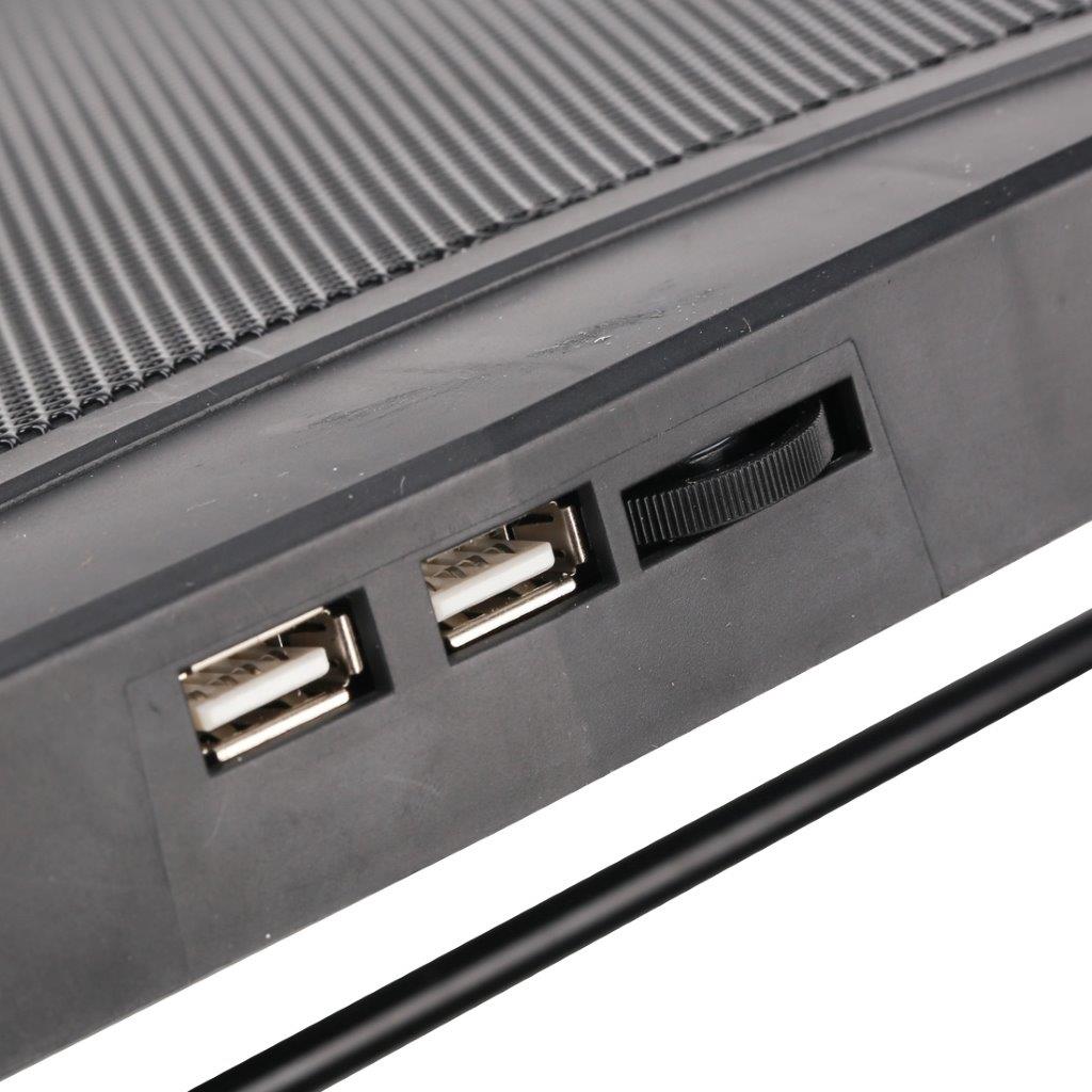 NUOXI Erittäin hiljainen laptop-teline USB Cooler - 2 x USB Porttia