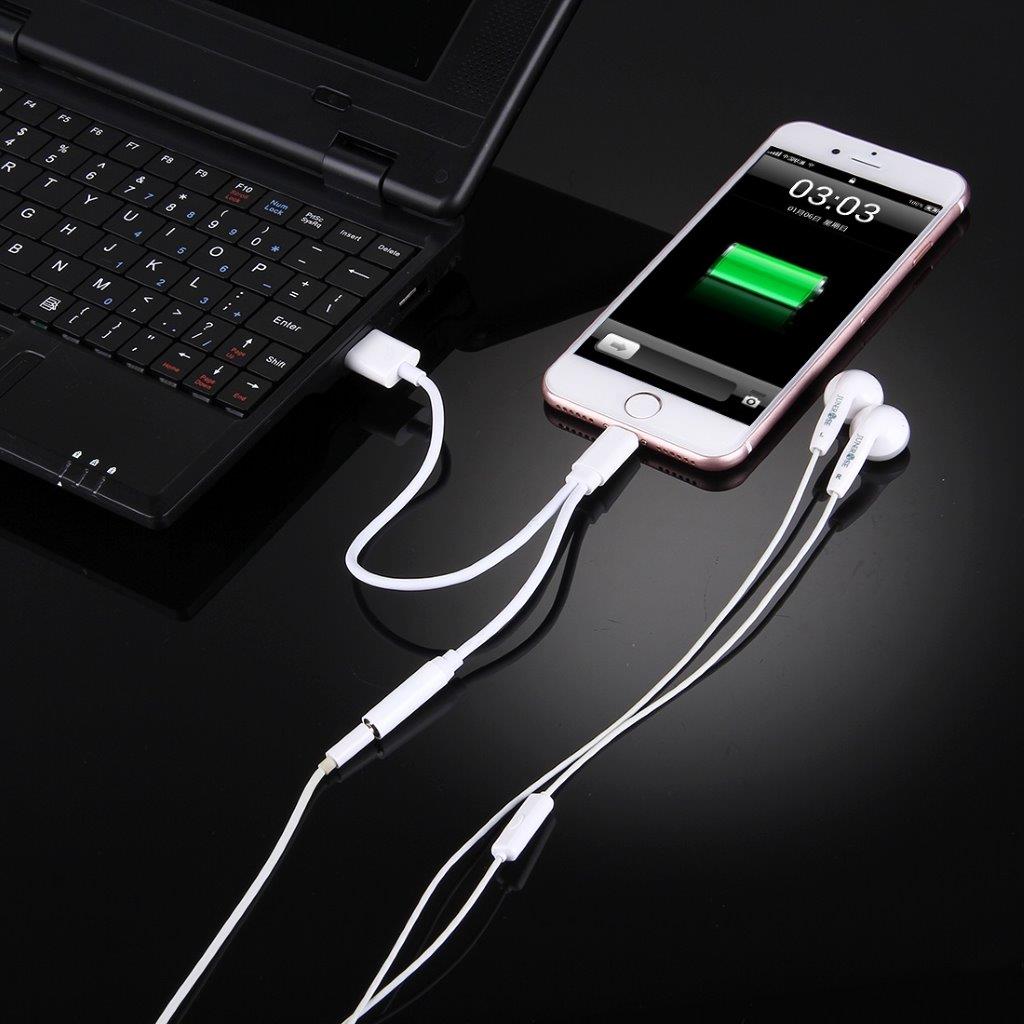 Ligthning & 3.5mm USB audio Adapteri iPhone 7 / iPhone 7 Plus / iPhone