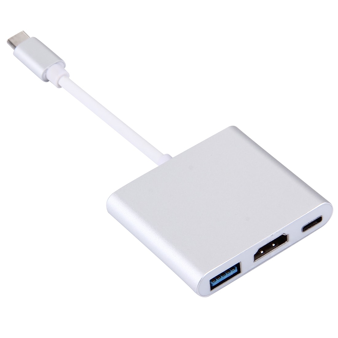 Adapteri USB 3.1 Tyyppi-C Uros - USB 3.1 Tyyppi-C HDMI & USB 3.0