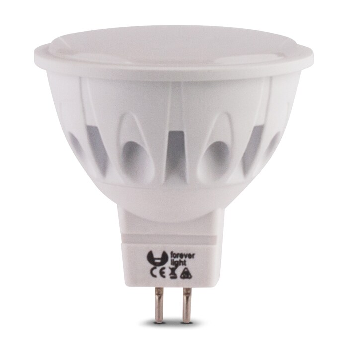 Led-lamppu GU5,3  5W 12V - Lämmin valkoinen