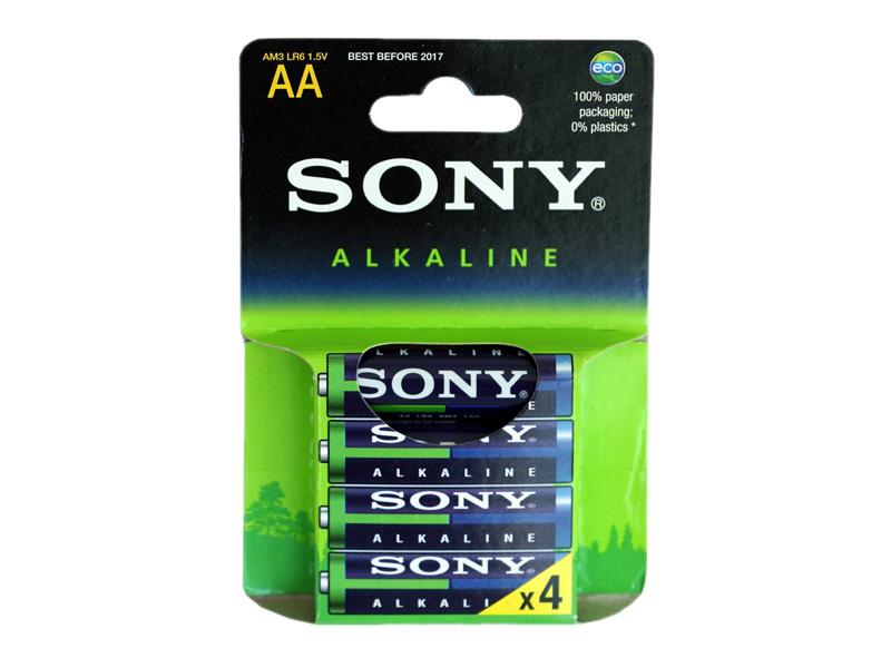 Sony Alkaline AA-Paristot - 4-pakkaus