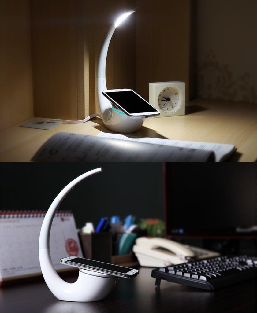 NILLKIN QI Laturi - LED lamppu & USB latausliitin