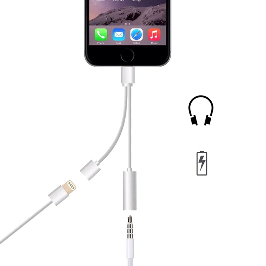 iPhone 7 audioadapterin