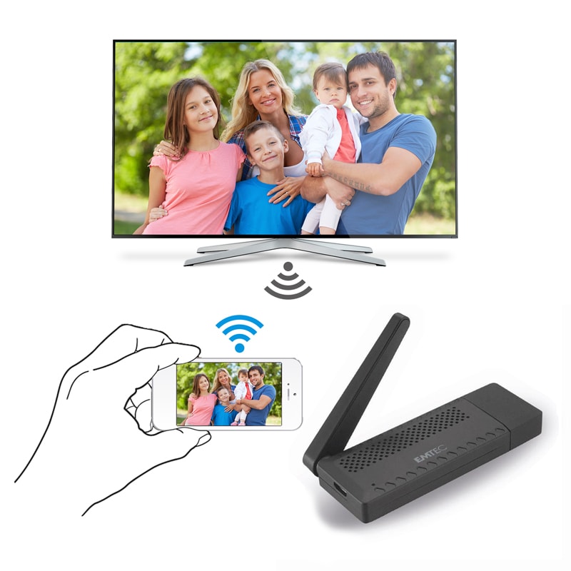 Langaton HDMI-TV streaming dongle Miracast