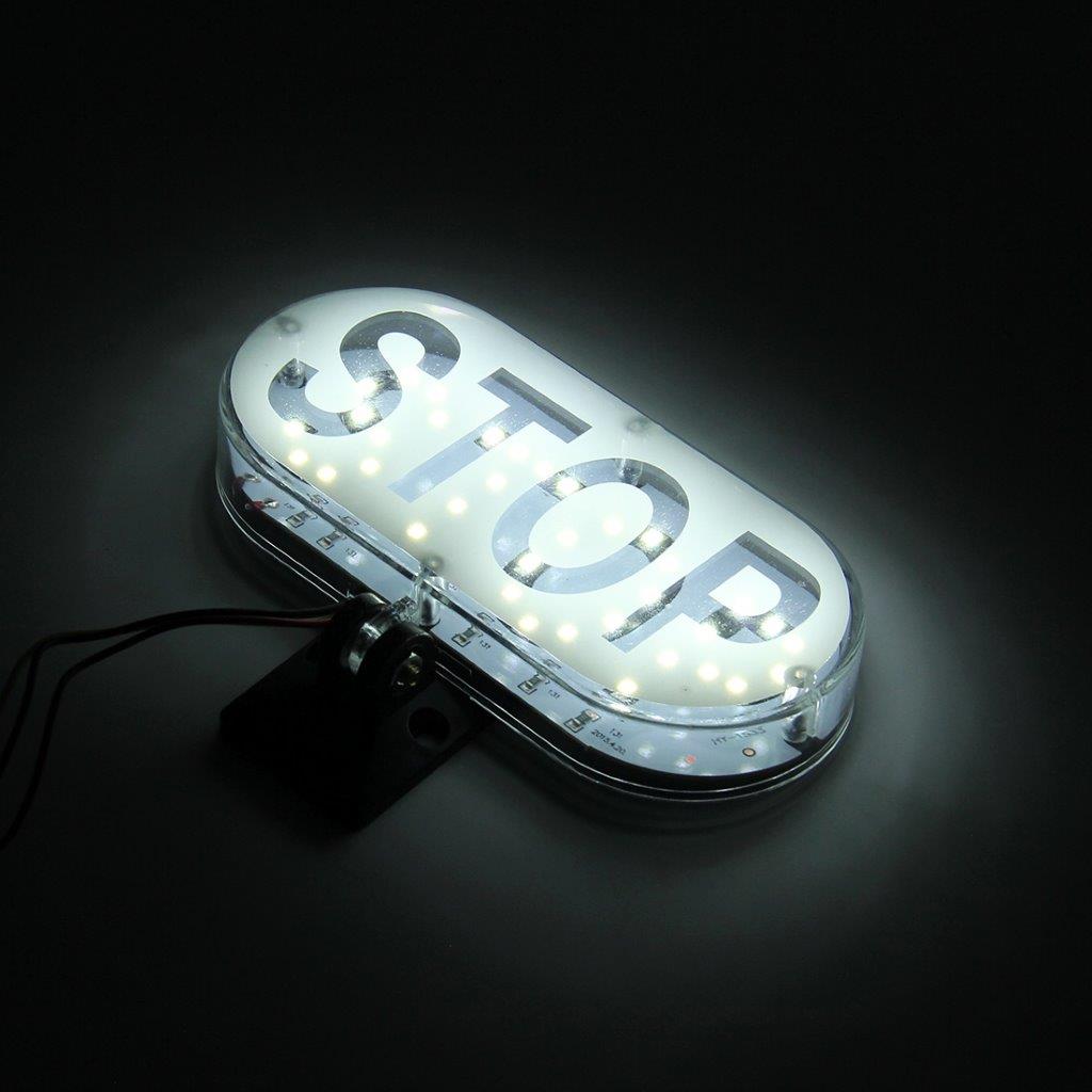 LED vilkkuva stop-kyltti -  3W 150LM 6000K