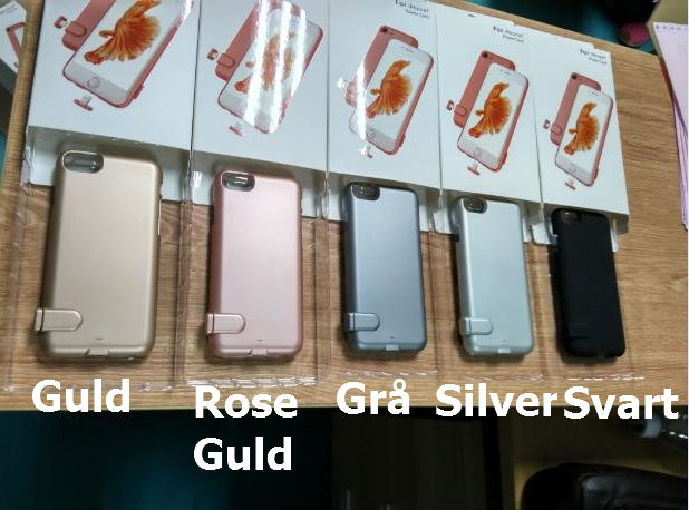 Akun kuori / Akkukotelo iPhone 6 - Rose Gold