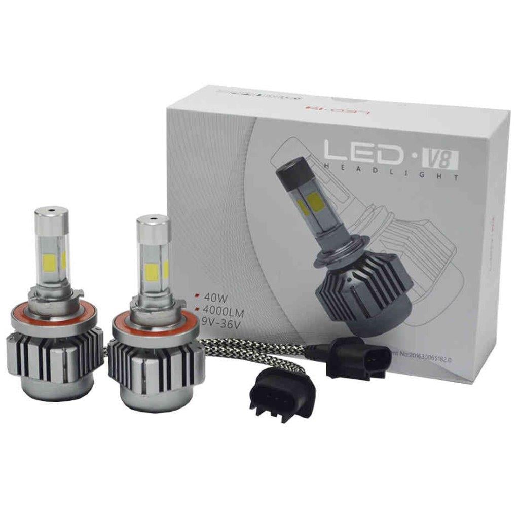 Led-ajovalot H13 36W 4800LM 6000K - 2Pakkaus Headlight Lamppuja