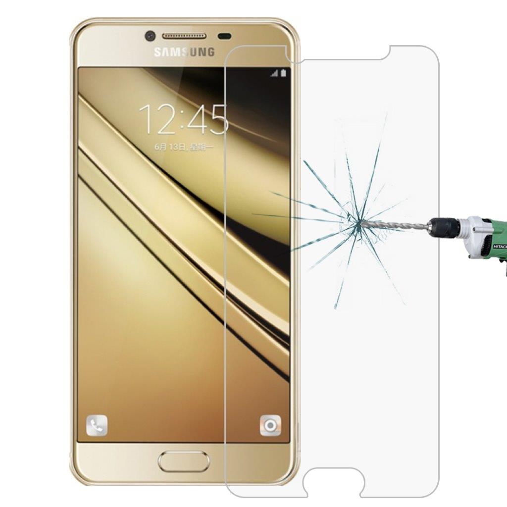 Karkaistu näytönsuoja lasia Samsung Galaxy C7 - 2Pakkaus
