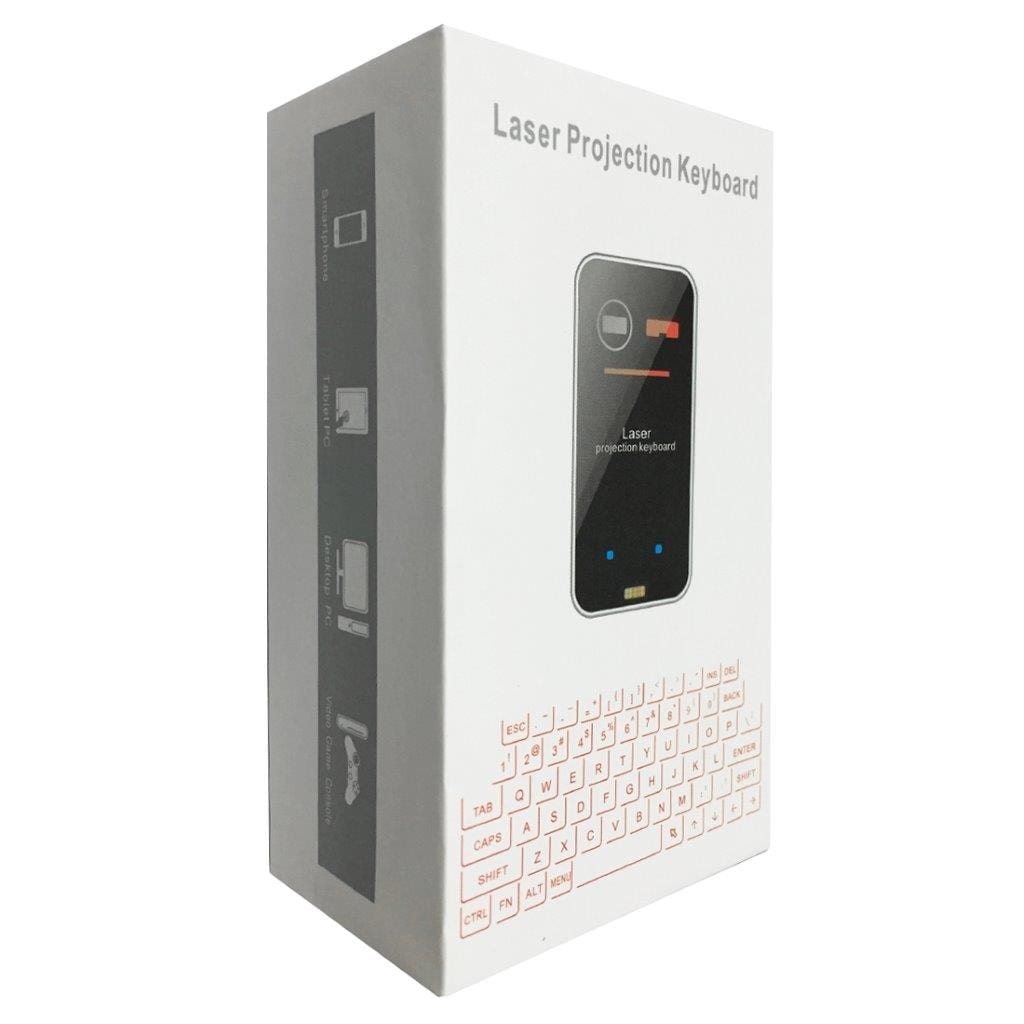 Virtuaalinen Bluetooth Laser Näppäimistö Android / iPhone / Apple / PC laitteille
