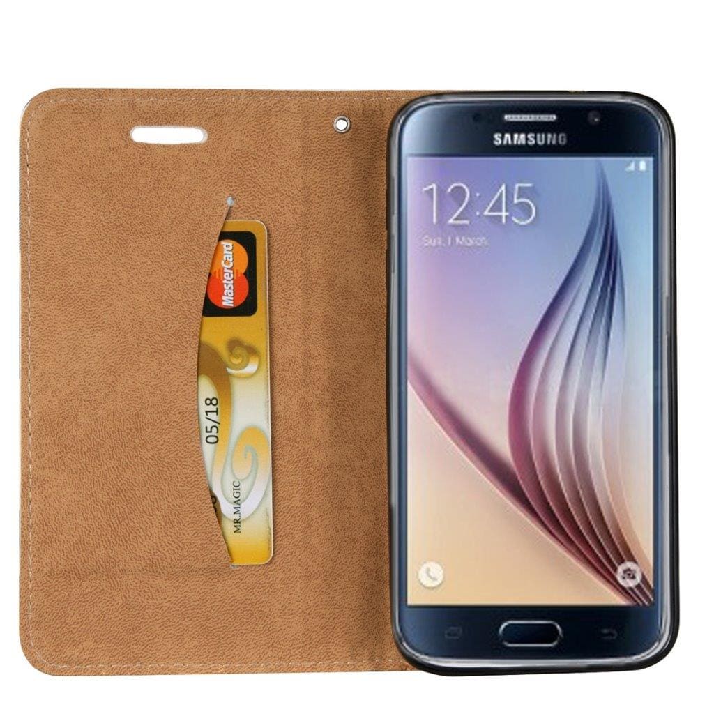 Kotelo telineellä ja korttipaikalla Samsung Galaxy S7