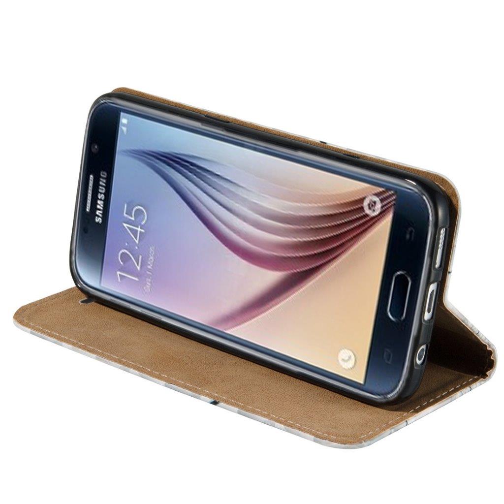 Kotelo telineellä ja korttipaikalla Samsung Galaxy S7