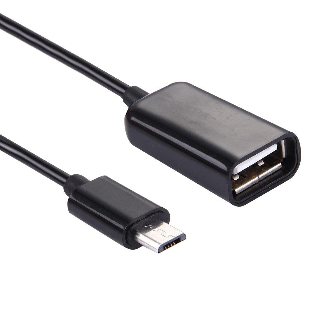 Ulosvedettävä Micro USB - USB 2.0 OTG kaapeli