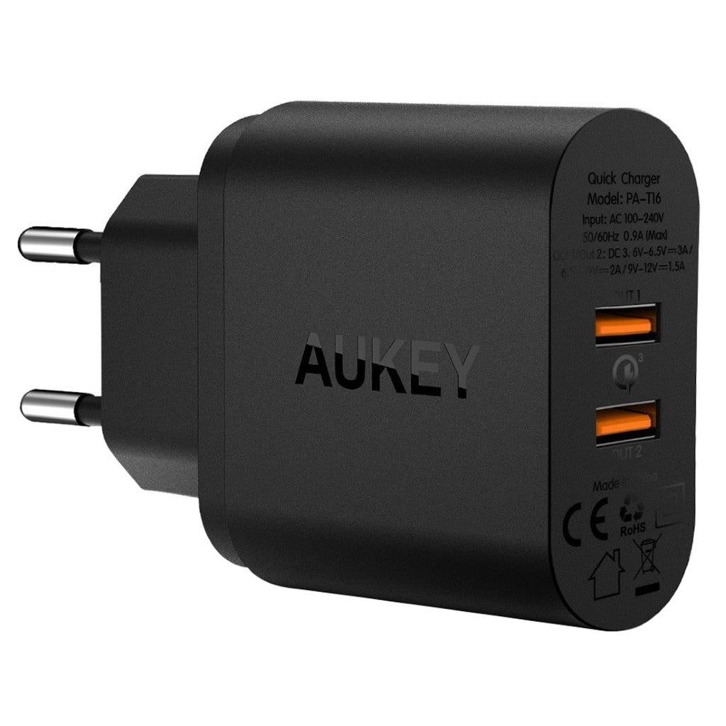 Aukey Dual USB Turbo Laturi PA-T16 QC3.0