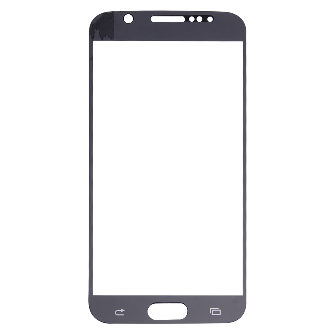 Näytönsuoja karkaistua lasia Samsung Galaxy S6 - Musta