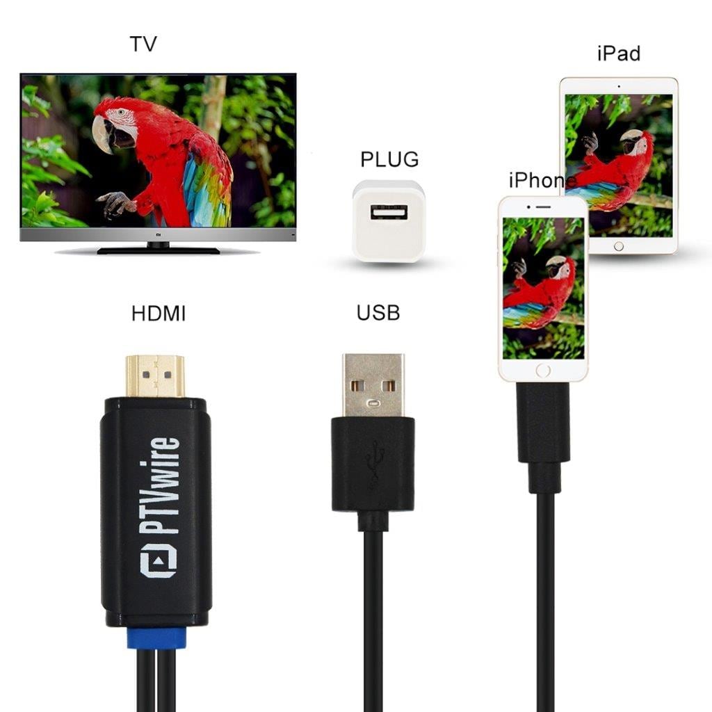 HDMI Adapteri kaapeli iPhone usb-lataus