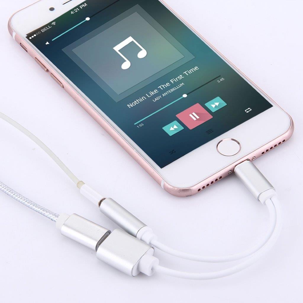 iPhone 7 adapteri kuulokkeille Mikrofonilla