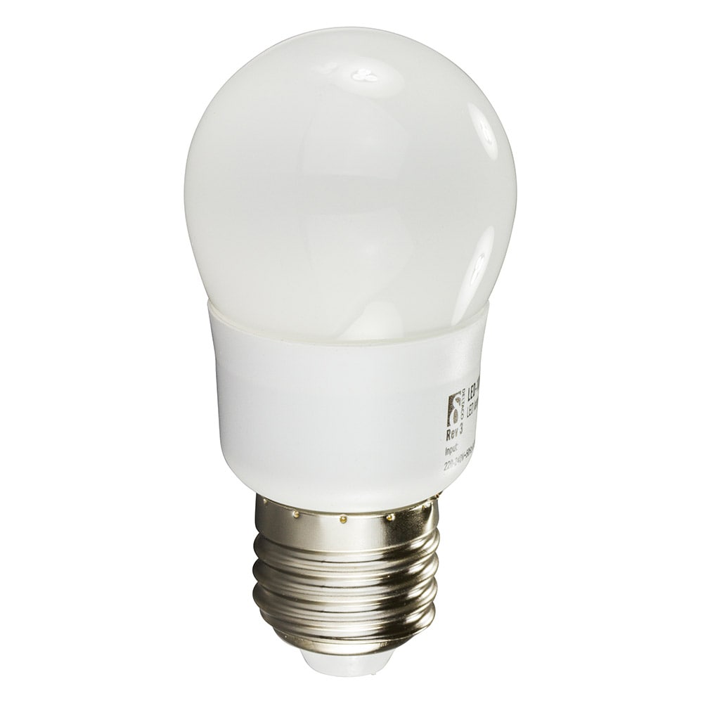 LED-lamppu, E27, lämmin valkoinen valo, 1,5W 2600-2800K