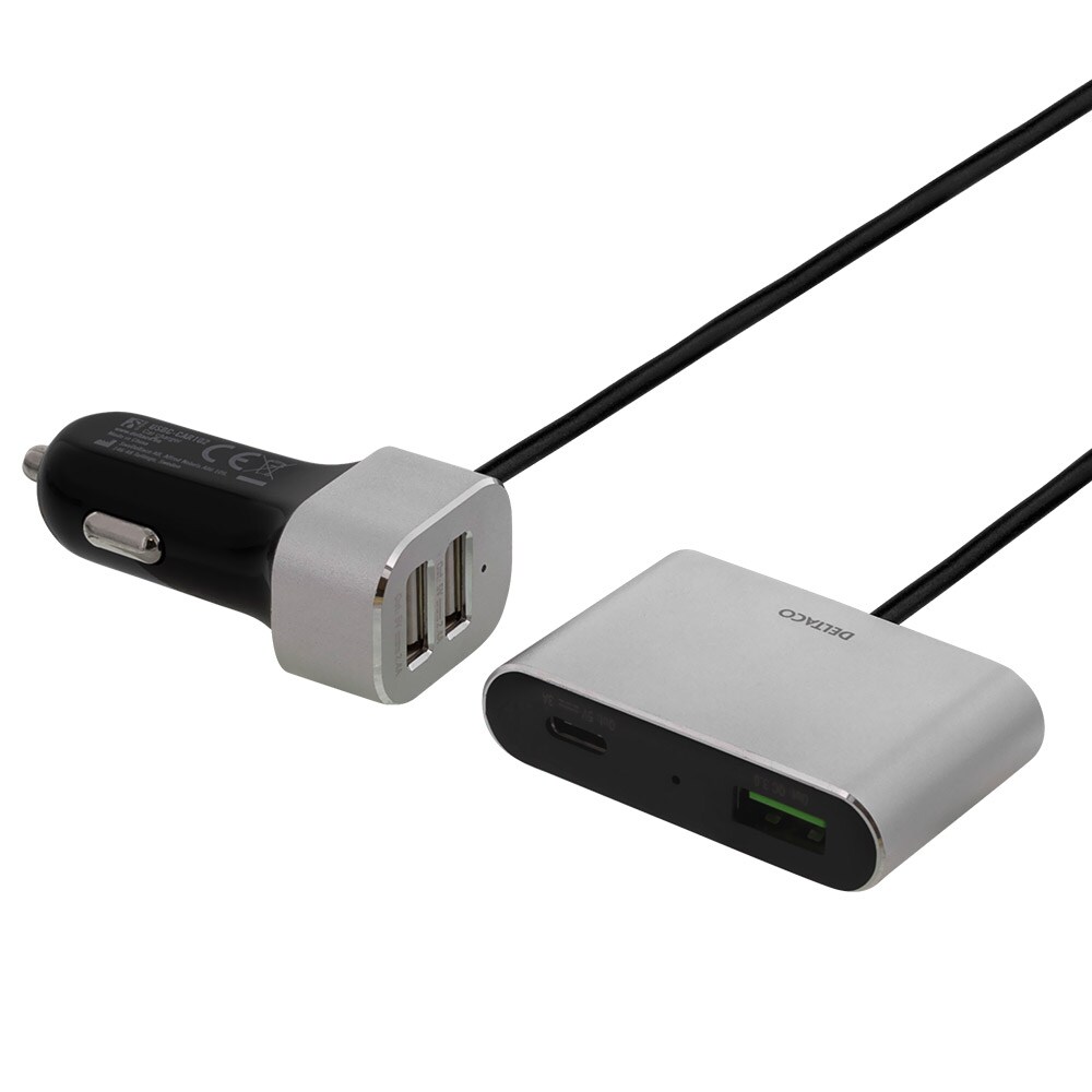 Autolaturi USB-C, USB-A ja Quick Charge 3.0