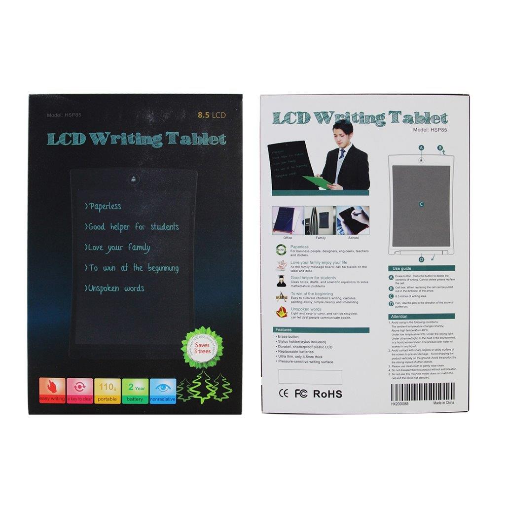 LCD elektroninen Kirjoitusalusta / Piirtoalusta 8,5"