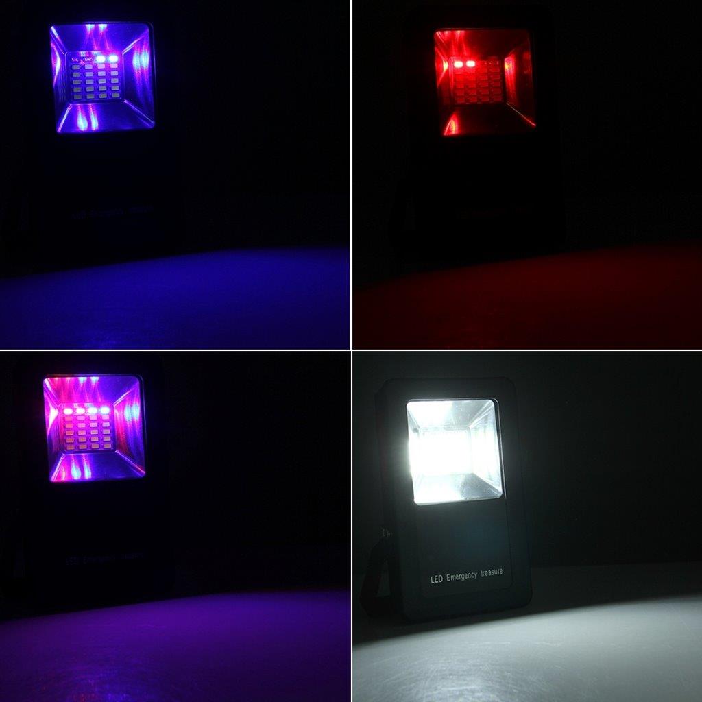 Vilkkuva LED varoituslamppu 30W 24 LED pidikkeellä
