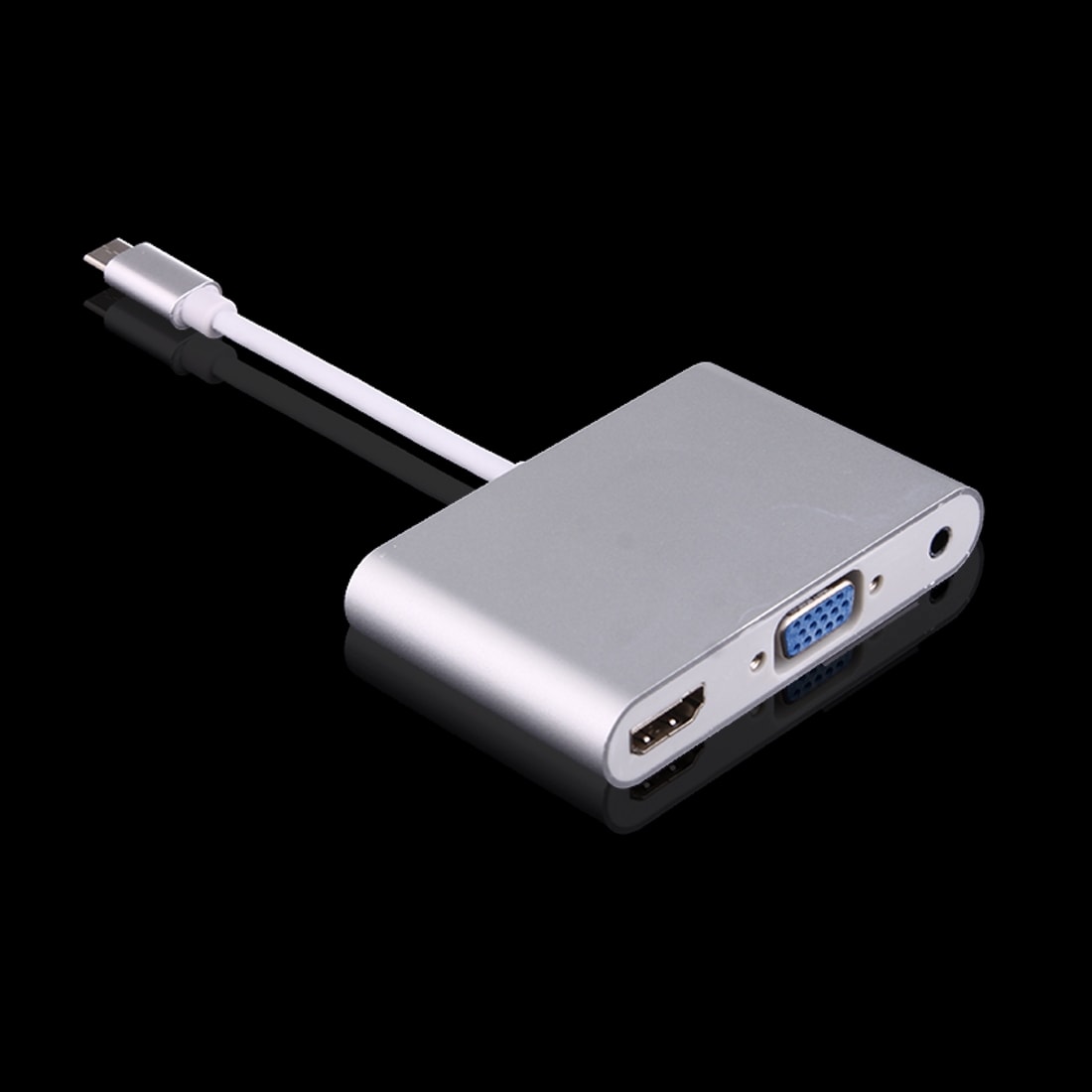 USB 3.1 Tyyppi-C VGA & HDMI & 3.5mm Video Audio Adapteri