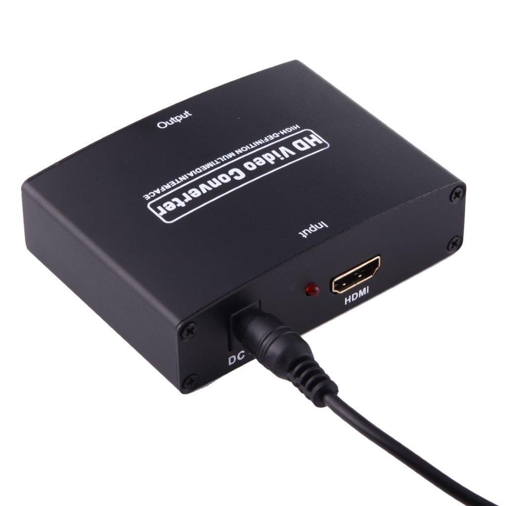 Adapteri HDMI YPbPr Video + R/L ääni