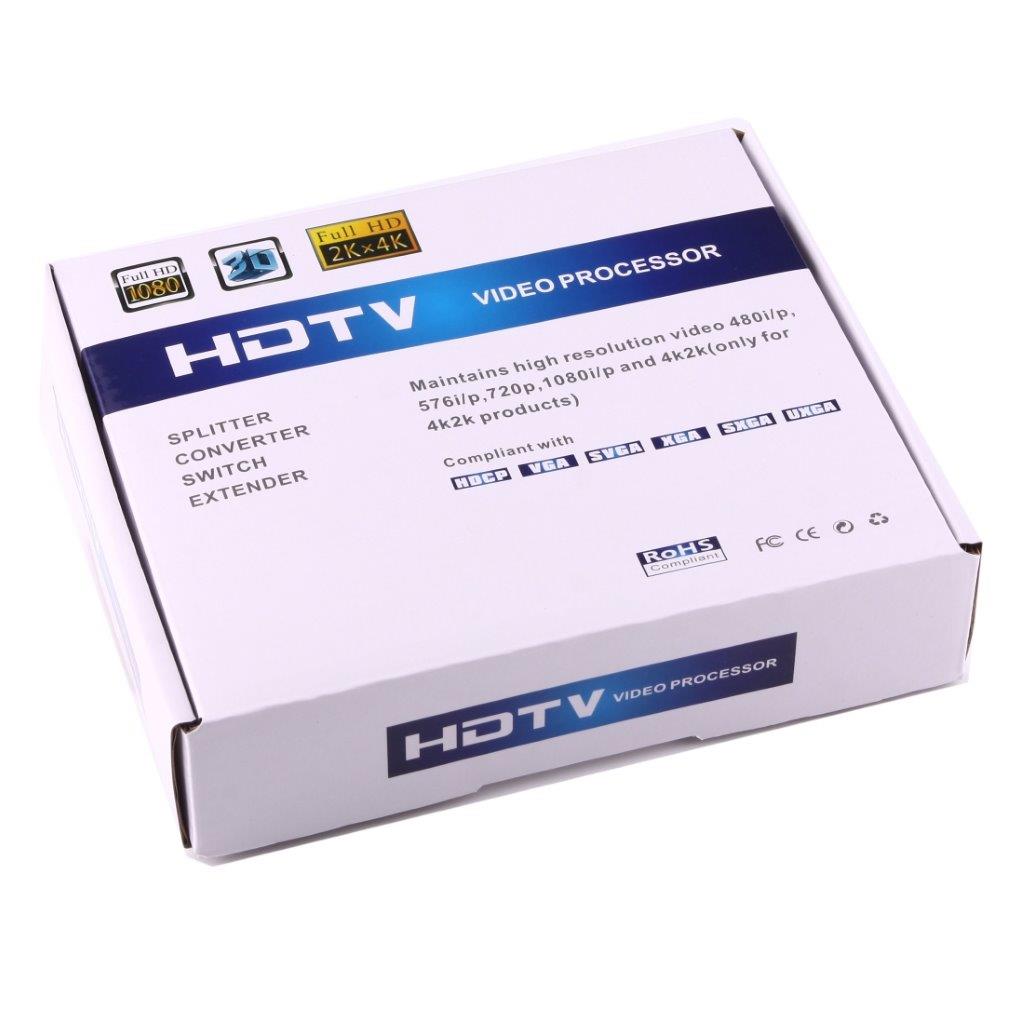 Adapteri HDMI YPbPr Video + R/L ääni