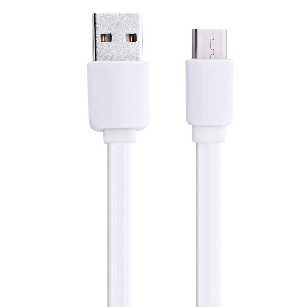 Takaisinvedettävä, mutkaton latauskaapeli USB-C - 1 metri
