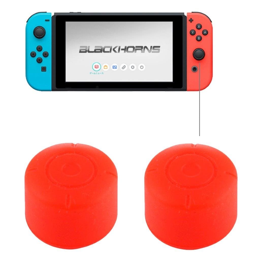 Silikonipainikkeet Nintendo Switch - Punainen 2 Pakkaus