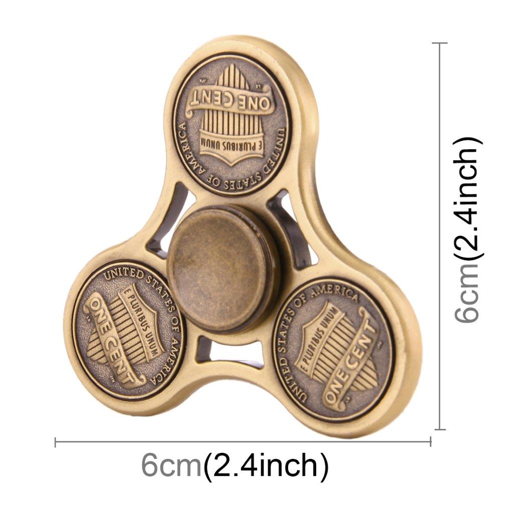 Fidget Spinner sentin kolikko design 4,5min