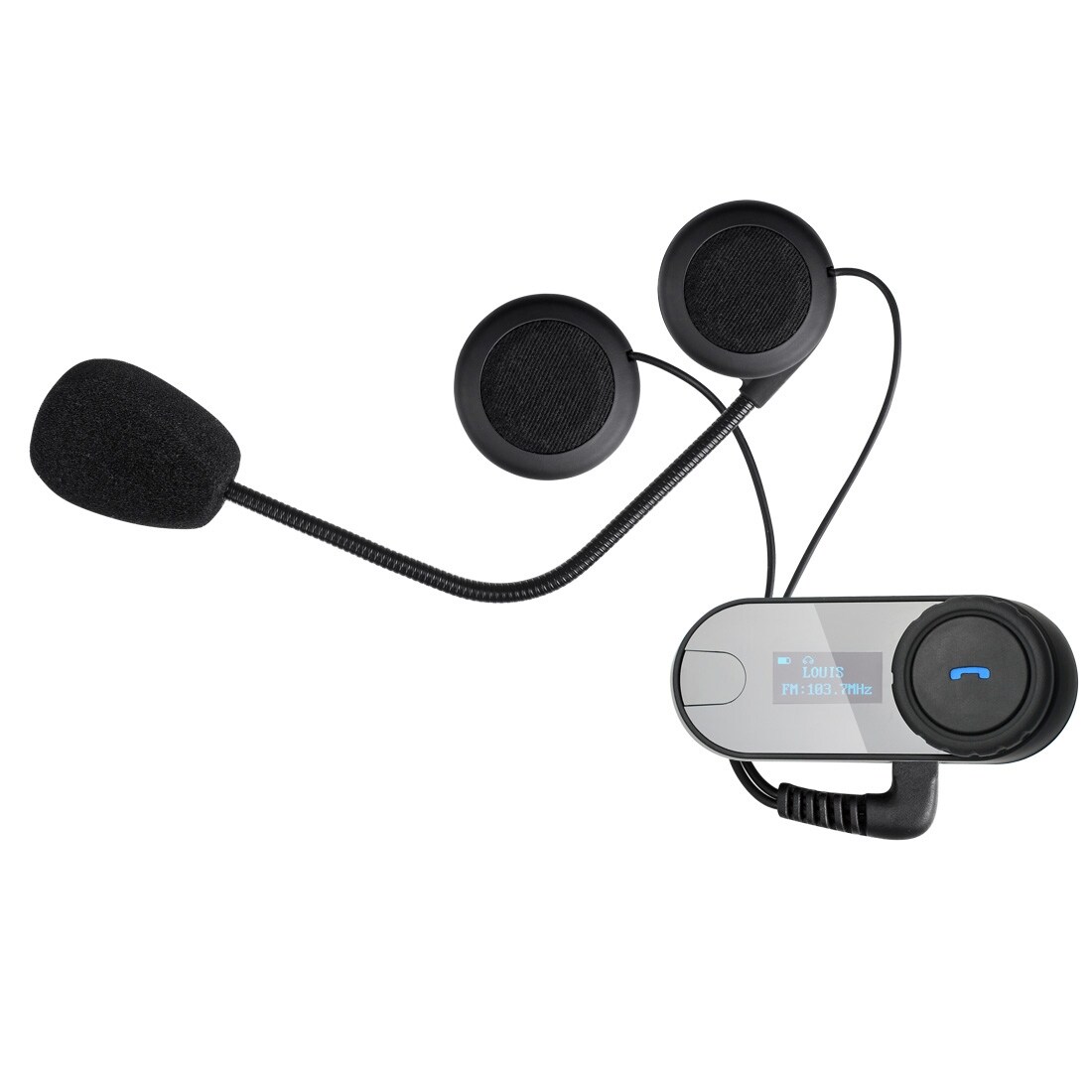 Bluetooth Intercom headset MC / Moottoripyörä1000m