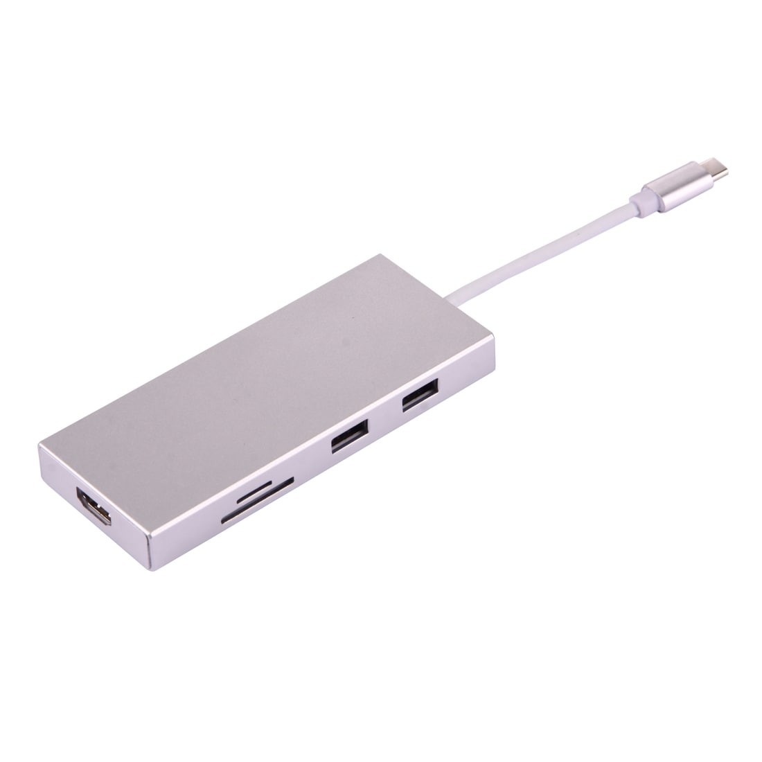 Adapteri USB 3.1 Tyyppi-C HDMI & 3 x USB 3.0 & SD/Micro SD kortinlukija