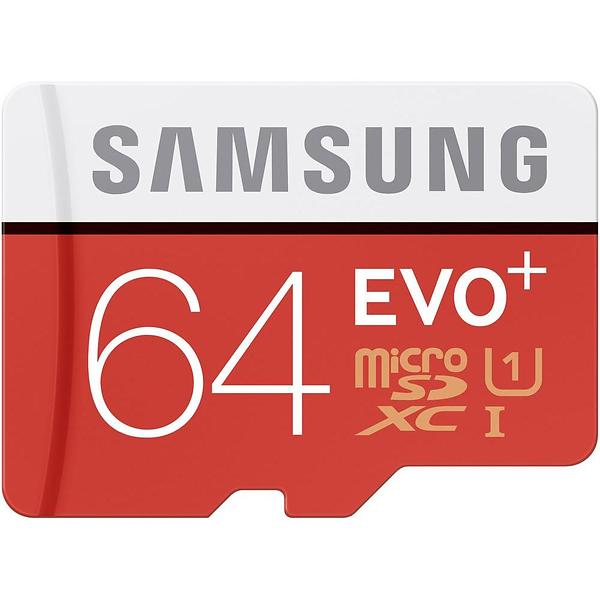 Samsung microSD Card 64GB EVO Plus UHS-1 mukaan lukien SD Adapteri (2017)