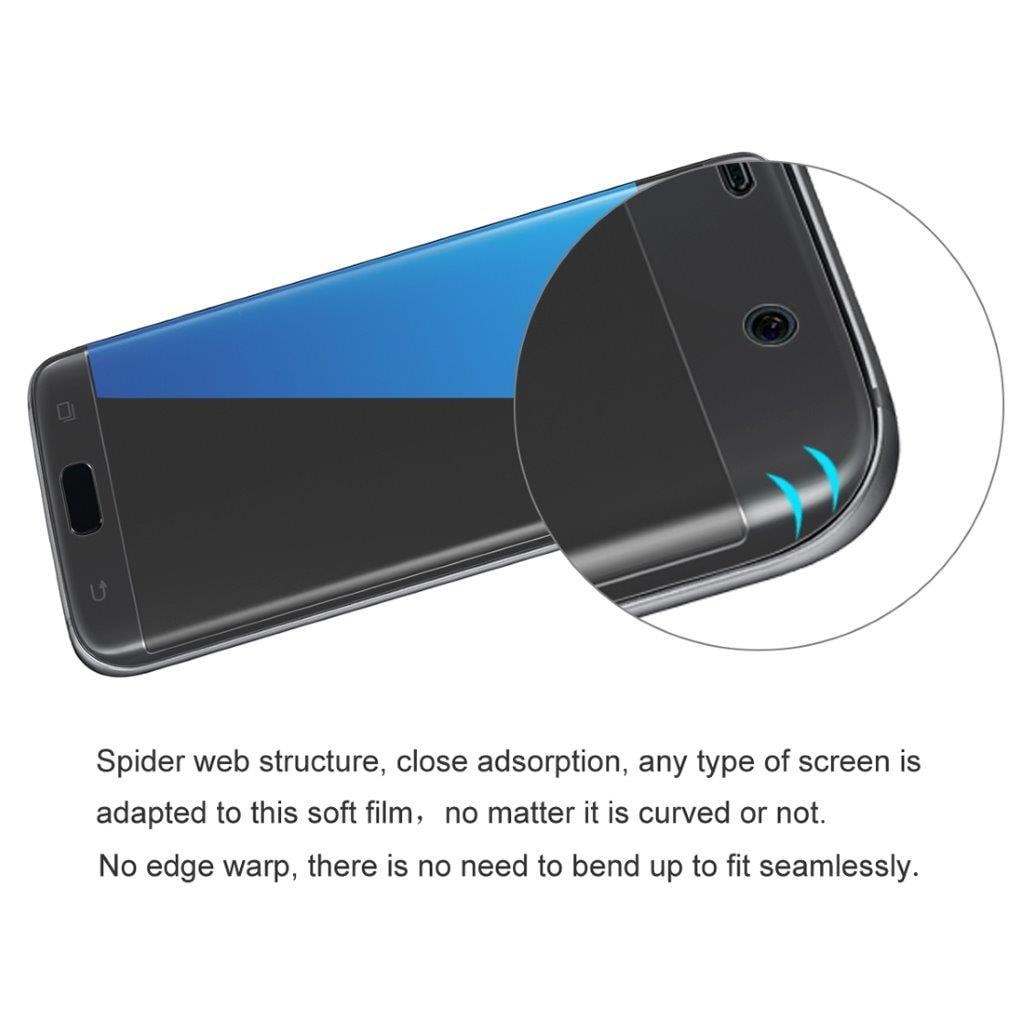 Näytönsuoja karkaistu kalvo Samsung Galaxy S7 Edge - 3D koko näytön suoja