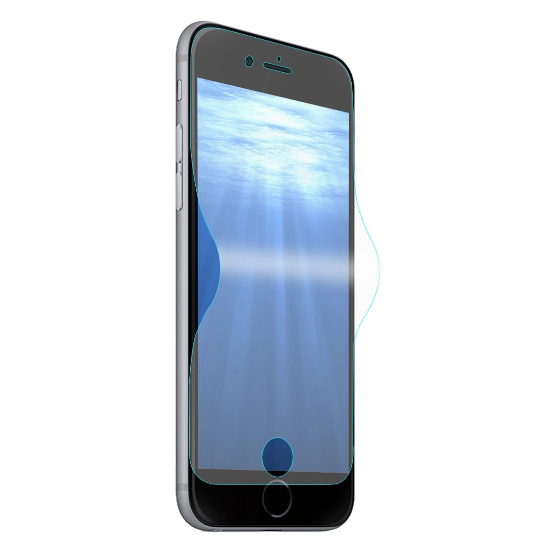 Näytönsuoja karkaistu kalvo iPhone 6 - 3D koko näytön suoja