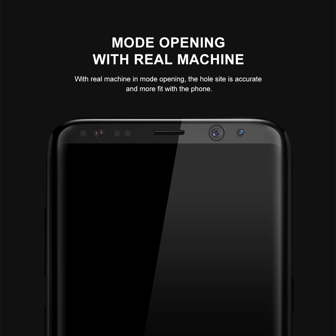 Näytönsuoja karkaistua 3D lasia Samsung Galaxy S8 Plus