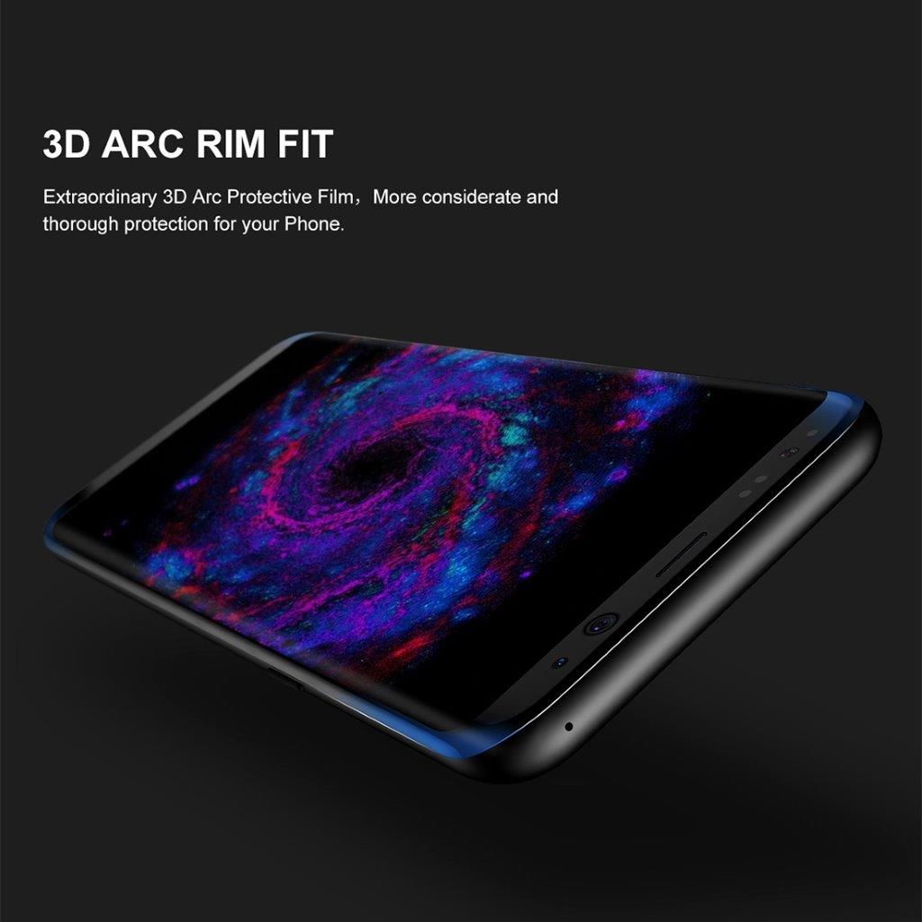 Näytönsuoja karkaistua 3D lasia Samsung Galaxy S8 Plus