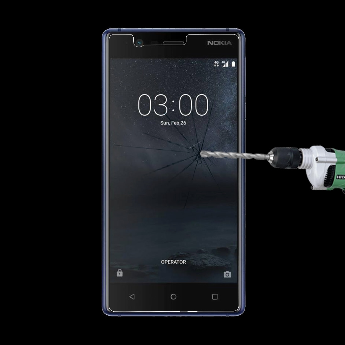 Näytönsuoja karkaistua lasia Nokia 3