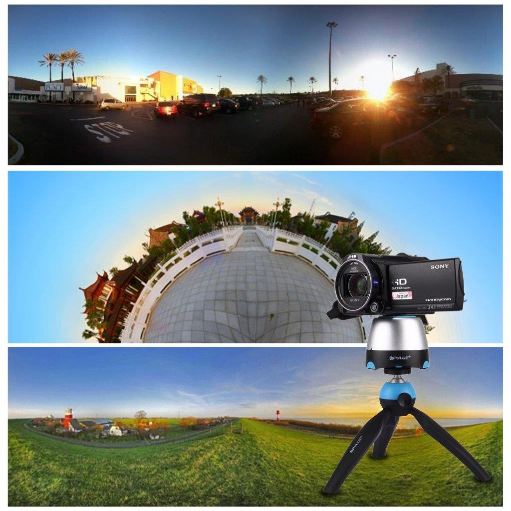 Universaali kamerajalusta 360 astetta pyörivä / panoraama / 3D