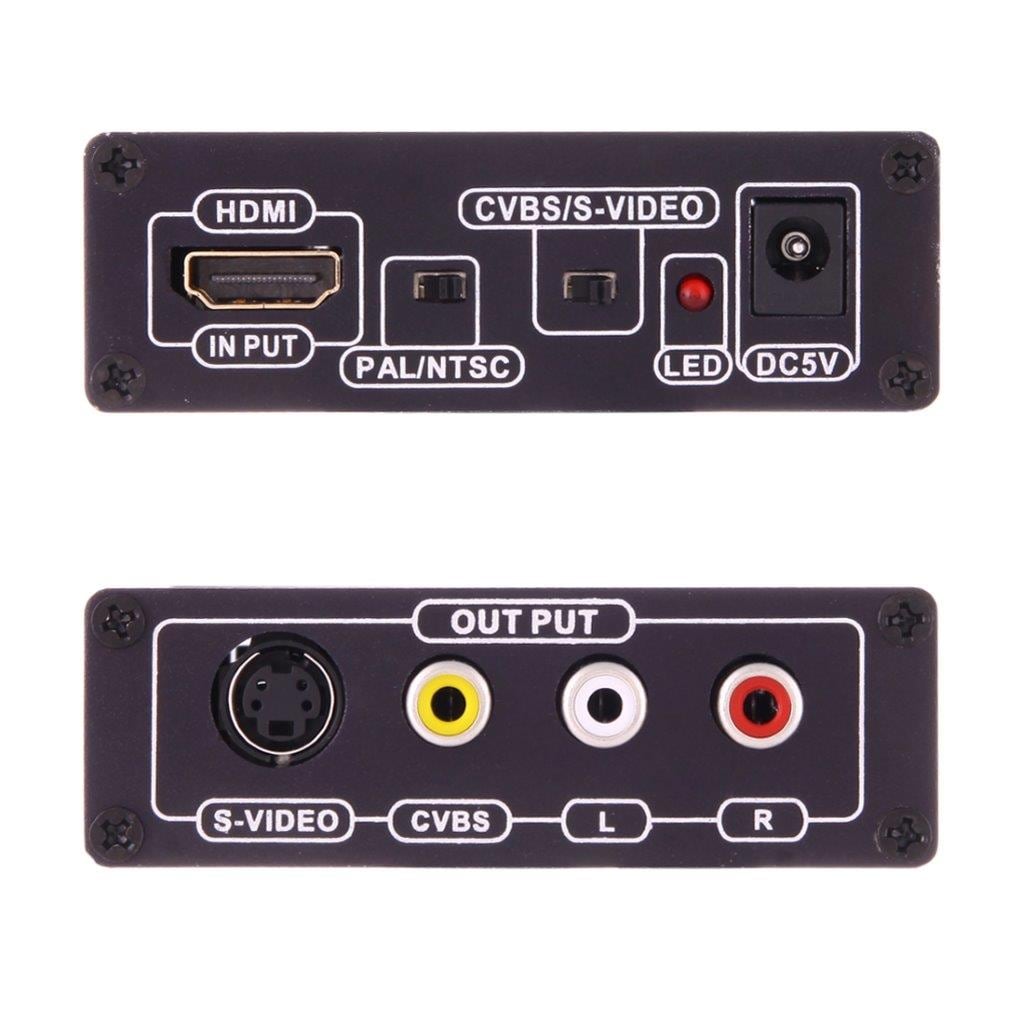 HDMI - AV + S-Video sovitin / converter