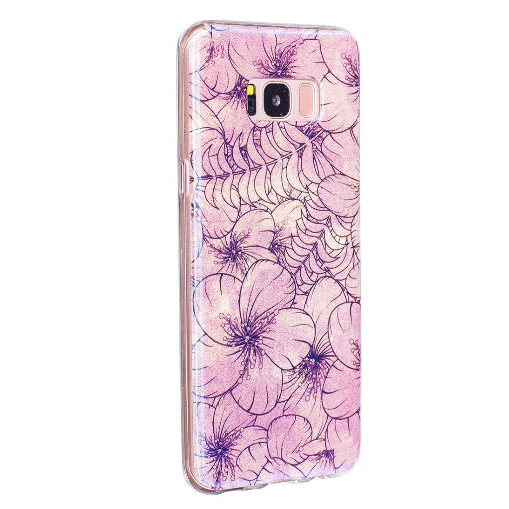 Kukkakuori pinkkinä Samsung Galaxy S8