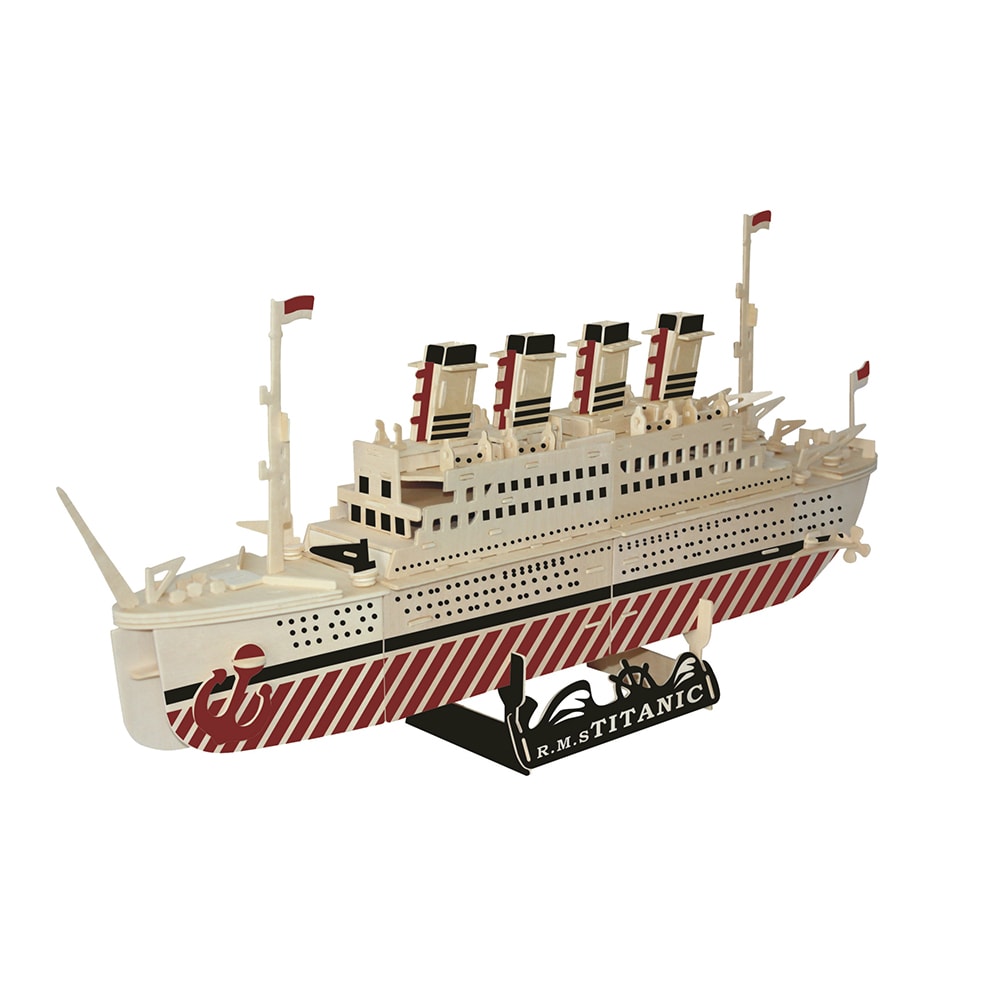 Malli 3D-Palapeli puuta - Titanic motiivi