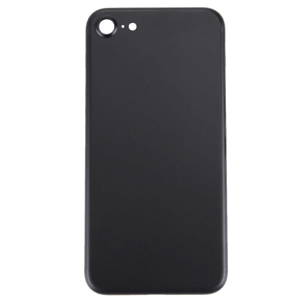Takakuori musta iPhone 7 + näppäimet - Täydellinen korvaava kuori