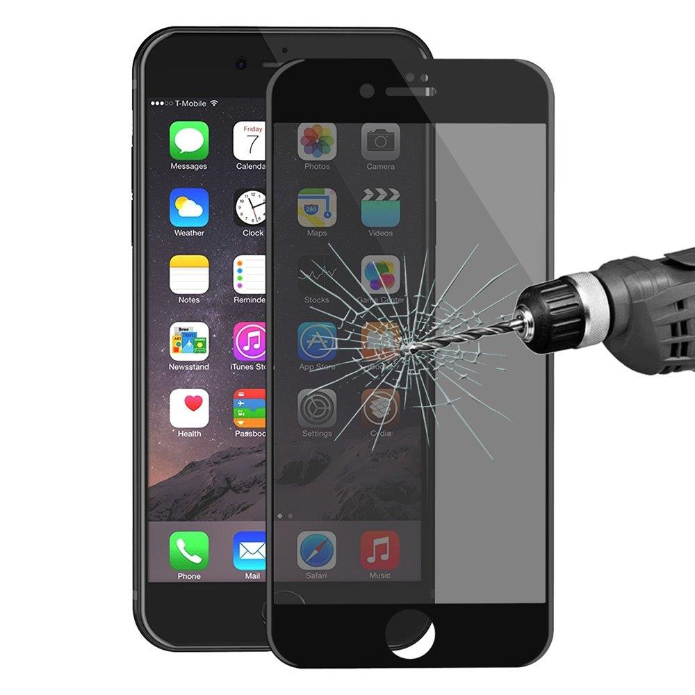 Spy-näytönsuoja karkaistua lasia iPhone 8 Plus / 7 Plus - Suoja koko näytölle