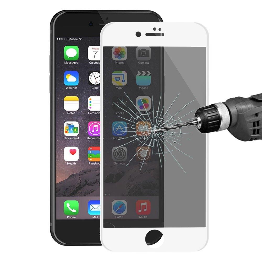 Spy-näytönsuoja karkaistua lasia iPhone 8 / 7 - Suoja koko näytölle